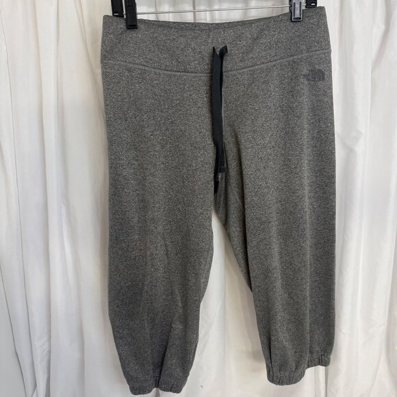 The North Face Womens Gray Drawstring Capri Pants M - Picture 1 of 5